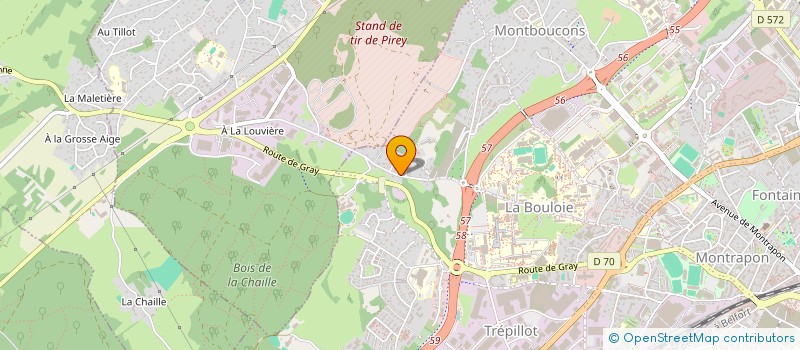 localisation de l'entreprise MONSIEUR ERIC MARIN  BESANCON