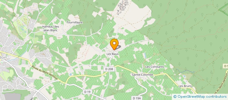 localisation de l'entreprise MONSIEUR ERIC MARINI  BEDOIN