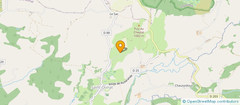 localisation de l'entreprise MONSIEUR ERIC MARION  SAINT-DONAT