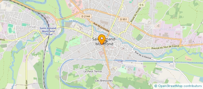 localisation de l'entreprise MONSIEUR ERIC MARMOING  SAINT-AMAND-MONTROND