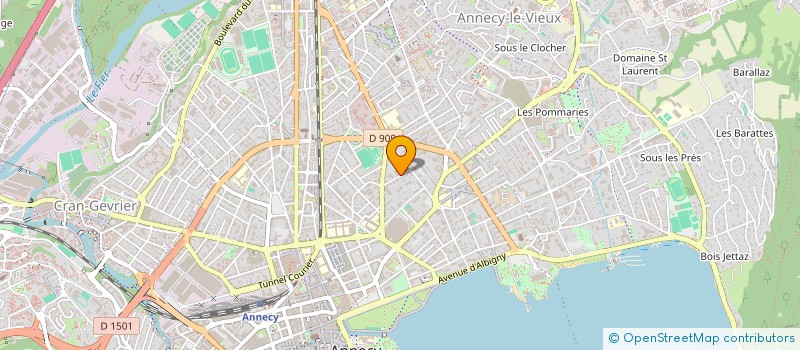 localisation de l'entreprise MONSIEUR ERIC MARMORAT à ANNECY