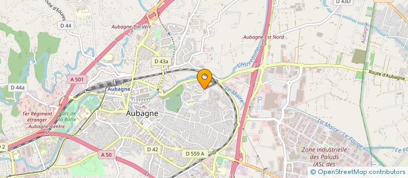 localisation de l'entreprise MONSIEUR ERIC MARNE à AUBAGNE