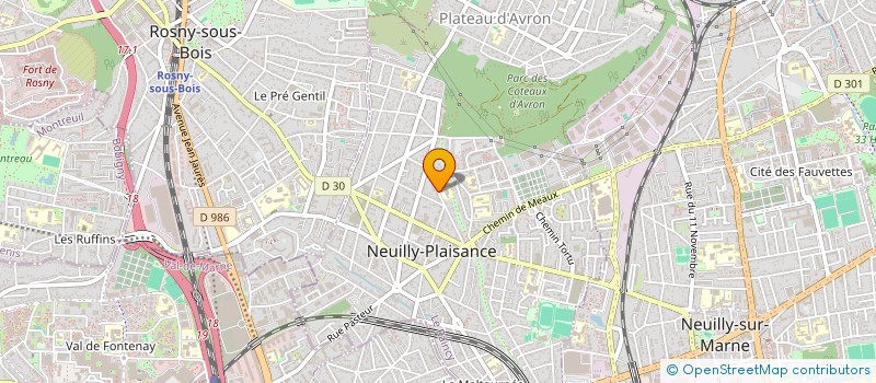 localisation de l'entreprise MONSIEUR ERIC MARONNIER  NEUILLY-PLAISANCE