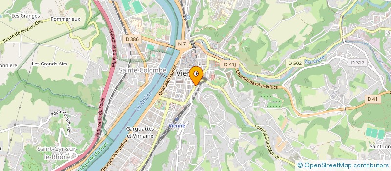 localisation de l'entreprise MONSIEUR ERIC MARSELLA à VIENNE