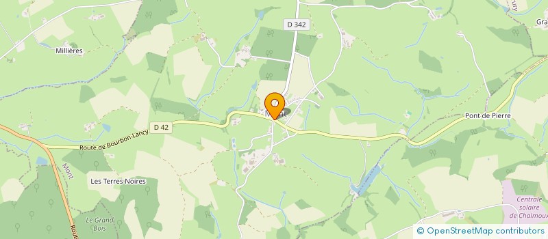 localisation de l'entreprise MONSIEUR ERIC MARTIN  CHALMOUX