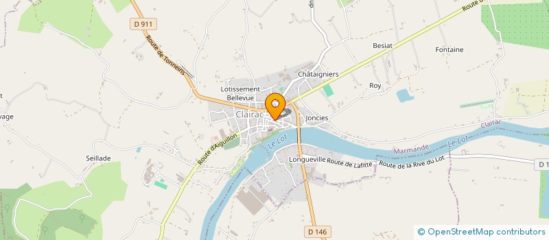 localisation de l'entreprise MONSIEUR ERIC MARTIN  PEYRELEVADE