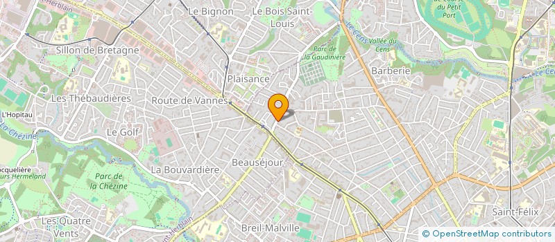 localisation de l'entreprise MONSIEUR ERIC MARTIN  NANTES