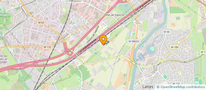 localisation de l'entreprise MONSIEUR ERIC MARTIN à LATTES