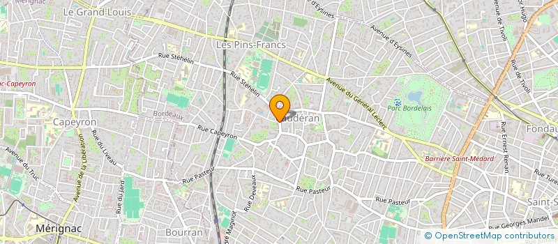 localisation de l'entreprise MONSIEUR ERIC MARTIN  BORDEAUX