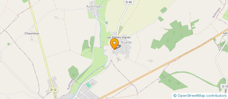 localisation de l'entreprise MONSIEUR ERIC MARTIN  AUBINGES