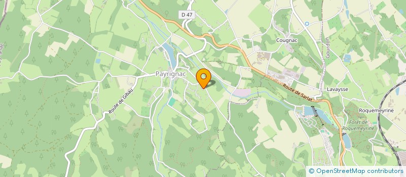 localisation de l'entreprise MONSIEUR ERIC MARTIN  PAYRIGNAC