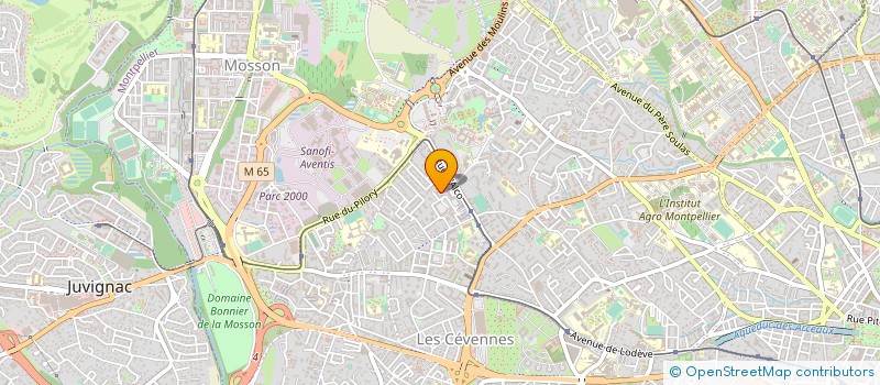 localisation de l'entreprise MONSIEUR ERIC MARTIN à MONTPELLIER