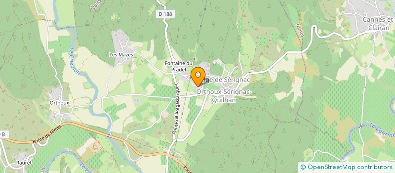 localisation de l'entreprise MONSIEUR ERIC MARTIN  L'ETANG-SALE