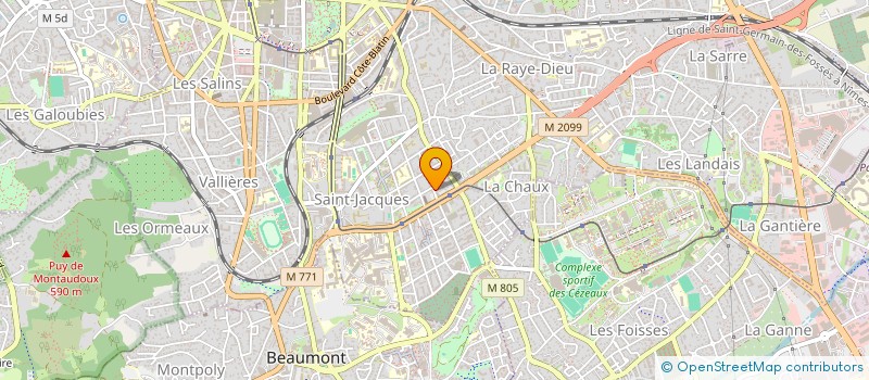 localisation de l'entreprise MONSIEUR ERIC MARTIN  CLERMONT-FERRAND