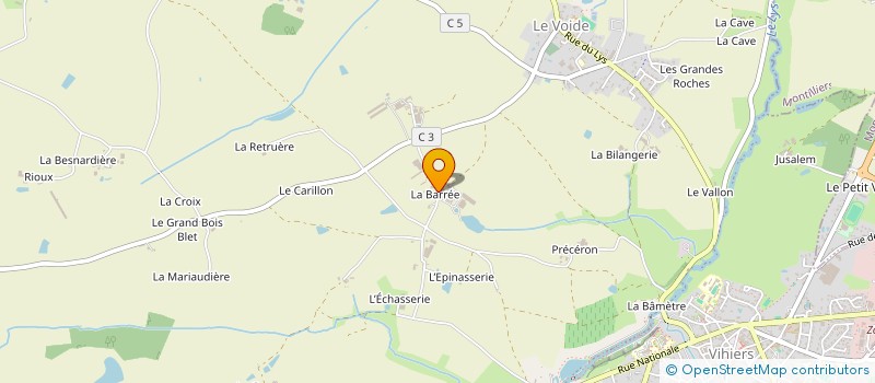 localisation de l'entreprise MONSIEUR ERIC MARTINEAU à LYS-HAUT-LAYON