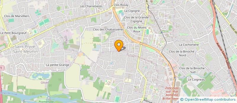 localisation de l'entreprise MONSIEUR ERIC MARTINEZ à OLIVET