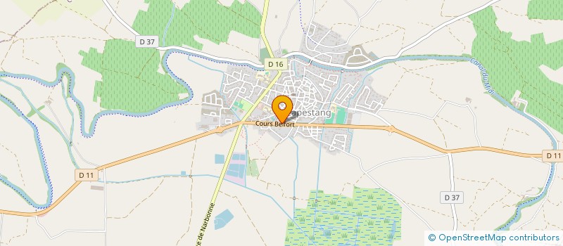 localisation de l'entreprise MONSIEUR ERIC MARTINEZ  CAPESTANG