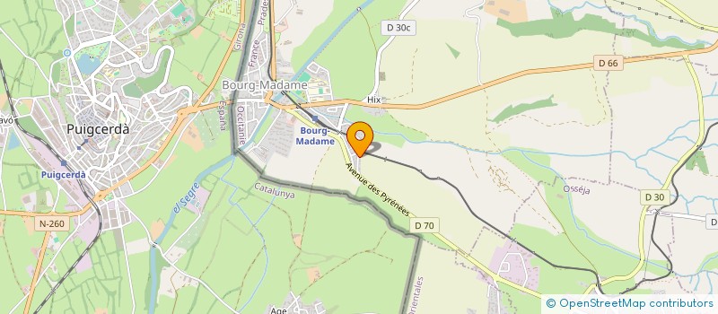 localisation de l'entreprise MONSIEUR ERIC MARTY  BOURG-MADAME