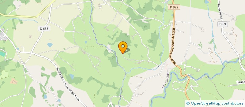 localisation de l'entreprise MONSIEUR ERIC MARTY  LA FOUILLADE