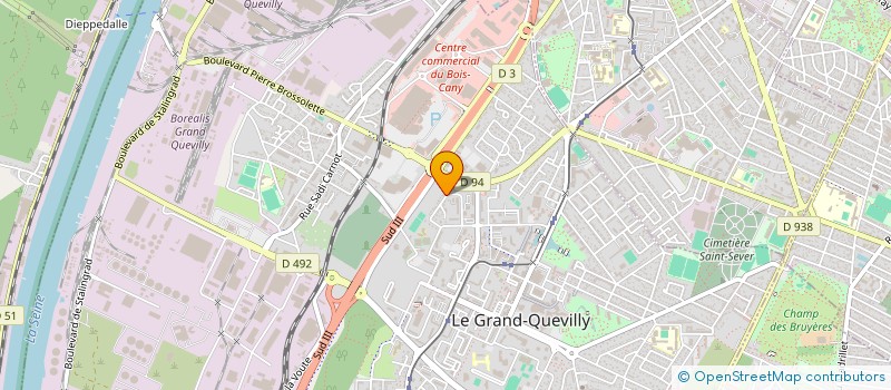 localisation de l'entreprise MONSIEUR ERIC MARUITTE à LE GRAND-QUEVILLY