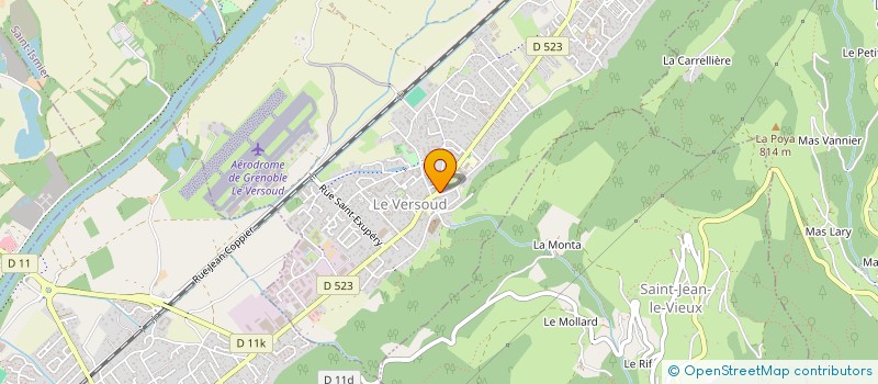 localisation de l'entreprise MONSIEUR ERIC MASBOU  LE VERSOUD