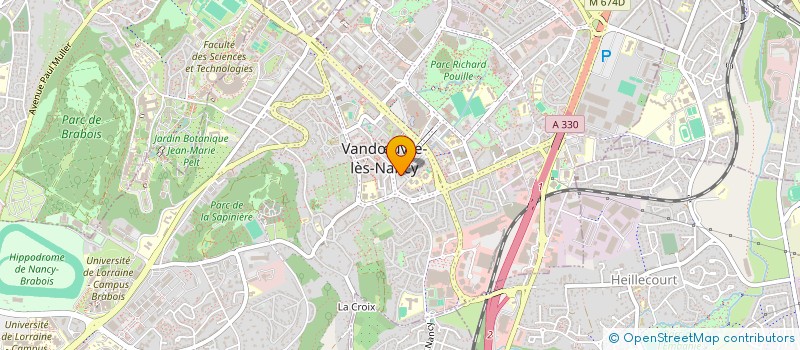 localisation de l'entreprise MONSIEUR ERIC MASMOUM  VANDUVRE-LES-NANCY