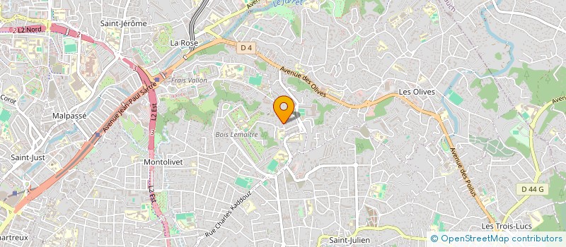 localisation de l'entreprise MONSIEUR ERIC MASONI à MARSEILLE
