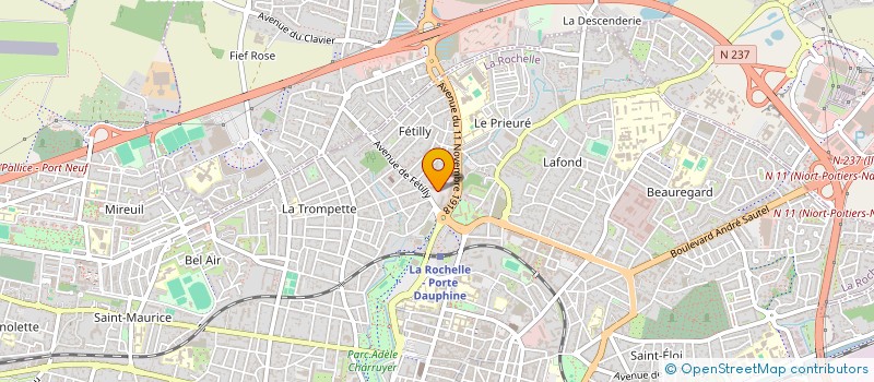 localisation de l'entreprise MONSIEUR ERIC MASSE  LA ROCHELLE