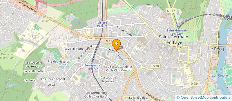 localisation de l'entreprise MONSIEUR ERIC MASSIF  SAINT-GERMAIN-EN-LAYE