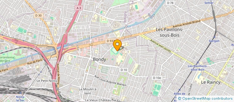 localisation de l'entreprise MONSIEUR ERIC MATON  BONDY