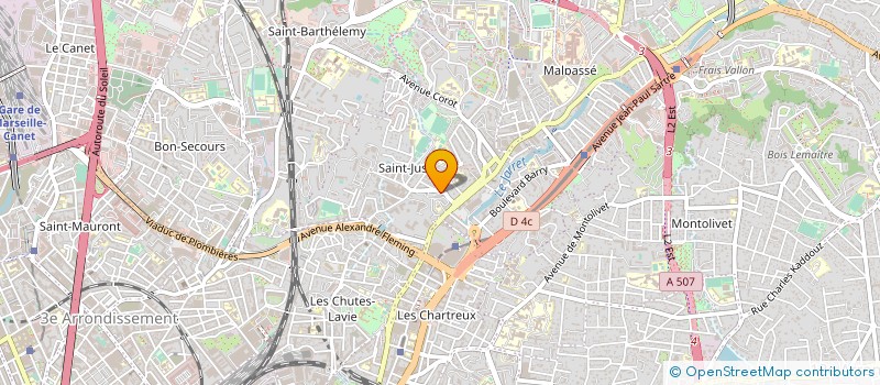 localisation de l'entreprise MONSIEUR ERIC MATOSSIAN à MARSEILLE