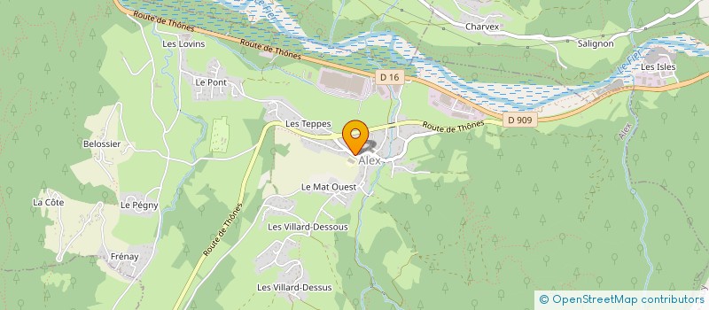 localisation de l'entreprise MONSIEUR ERIC MATTELON  ALEX