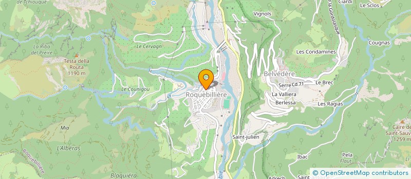 localisation de l'entreprise MONSIEUR ERIC MATTEO  ROQUEBILLIERE