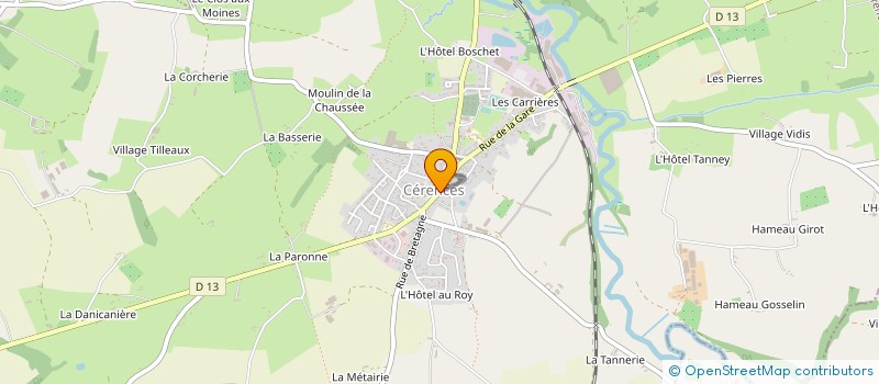 localisation de l'entreprise MONSIEUR ERIC MAUDUIT  VILLEDIEU-LES-POELES-ROUFFIGNY