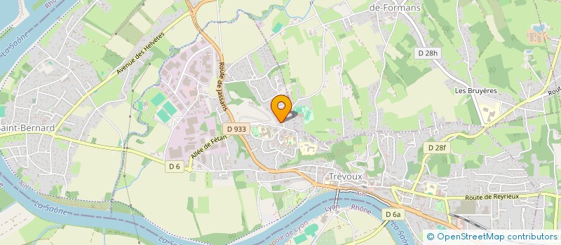 localisation de l'entreprise MONSIEUR ERIC MAUGUIN à TREVOUX