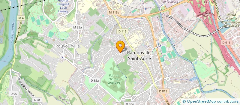 localisation de l'entreprise MONSIEUR ERIC MAUPAS à RAMONVILLE ST AGNE