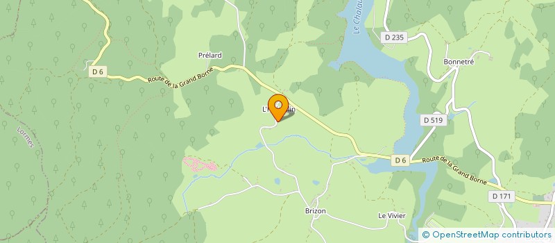 localisation de l'entreprise MONSIEUR ERIC MAURICE  BRASSY