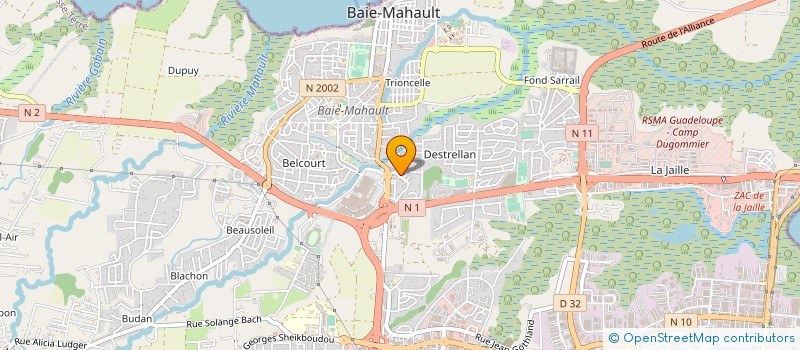 localisation de l'entreprise MONSIEUR ERIC-MAURICE MARIN  SAINTE-ROSE