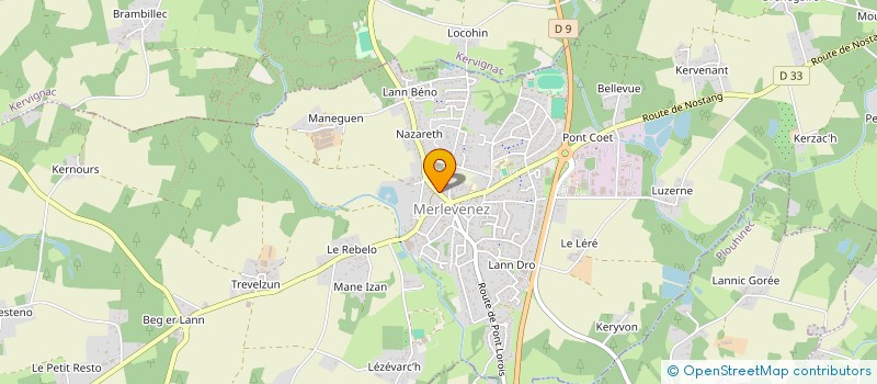 localisation de l'entreprise MONSIEUR ERIC MAURIN à MERLEVENEZ