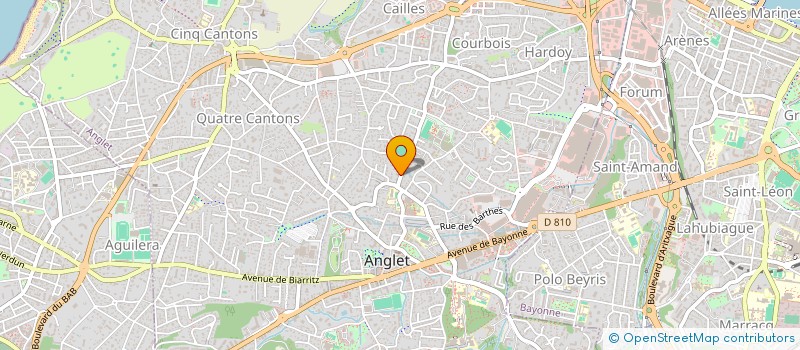 localisation de l'entreprise MONSIEUR ERIC MAYE à ANGLET