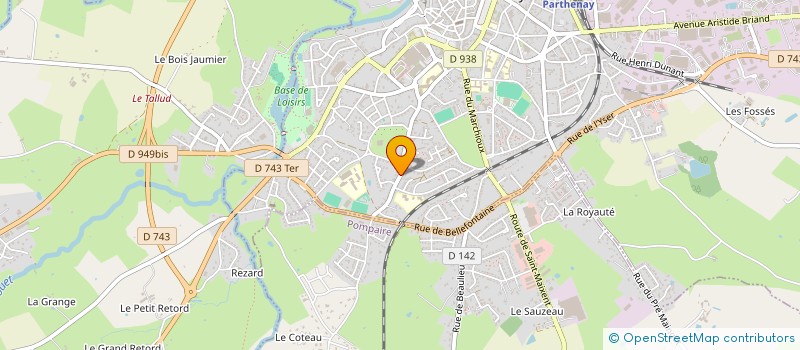 localisation de l'entreprise MONSIEUR ERIC MAYE à PARTHENAY