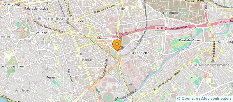 localisation de l'entreprise MONSIEUR ERIC MAZEL à MARSEILLE 10EME