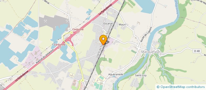 localisation de l'entreprise MONSIEUR ERIC MAZERM  CARBONNE