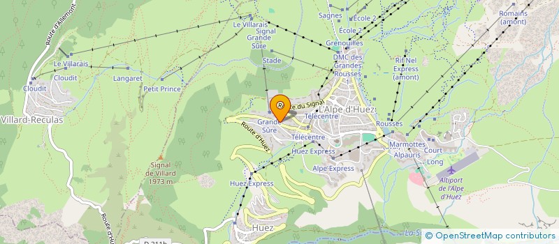 localisation de l'entreprise MONSIEUR ERIC MAZZILLI  HUEZ