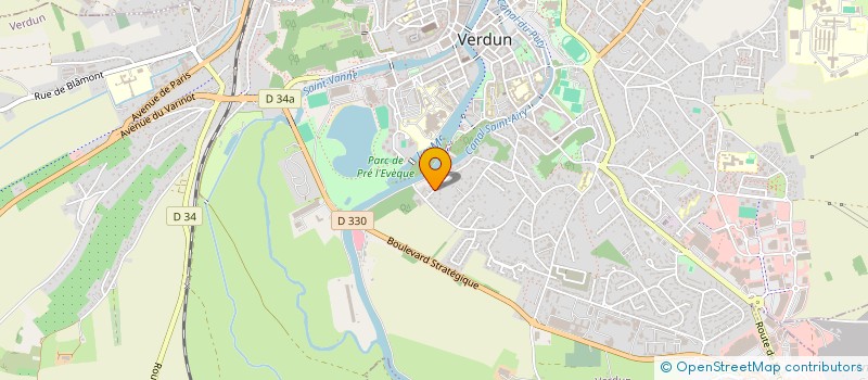 localisation de l'entreprise MONSIEUR ERIC MECHIN  VERDUN