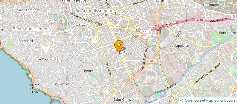 localisation de l'entreprise MONSIEUR ERIC MEDIONI  MARSEILLE