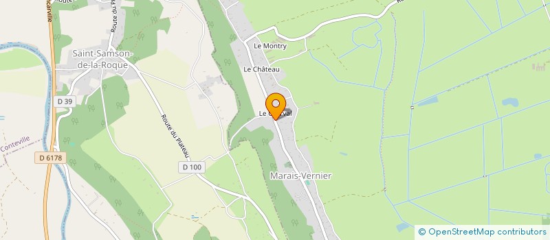 localisation de l'entreprise MONSIEUR ERIC MEHEU  MARAIS-VERNIER