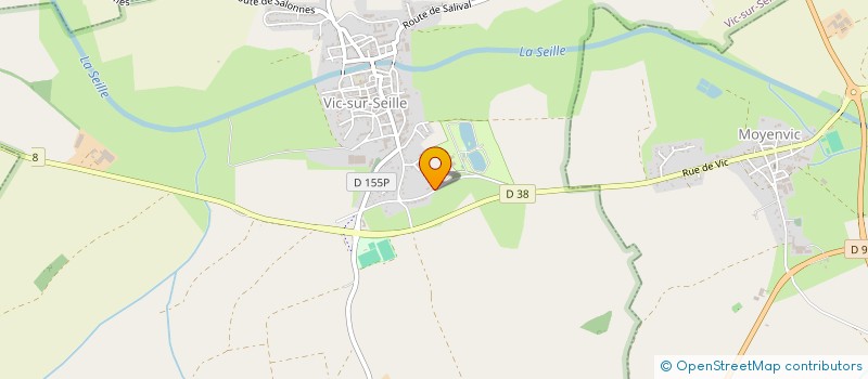 localisation de l'entreprise MONSIEUR ERIC MEHLEN  VIC-SUR-SEILLE