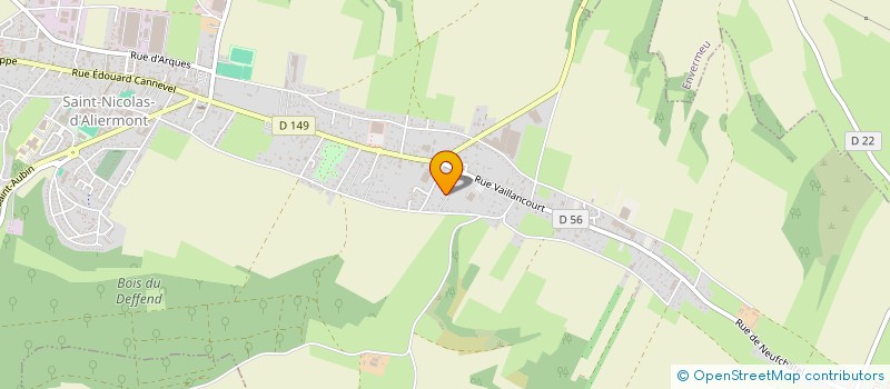 localisation de l'entreprise MONSIEUR ERIC MELLIER  SAINT-NICOLAS-D'ALIERMONT