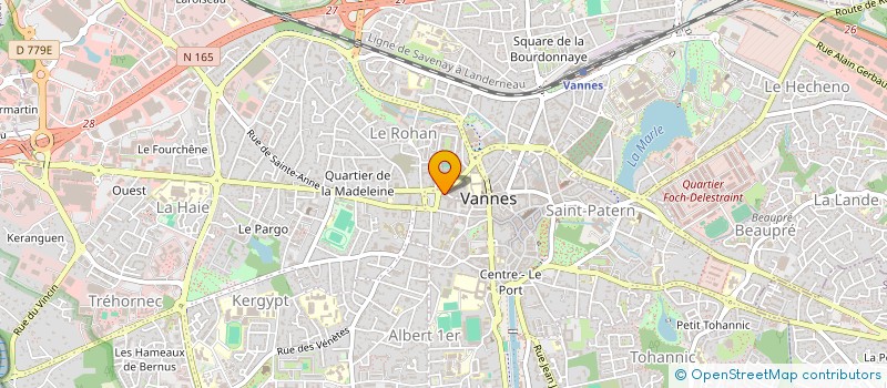 localisation de l'entreprise MONSIEUR ERIC MENANT à VANNES